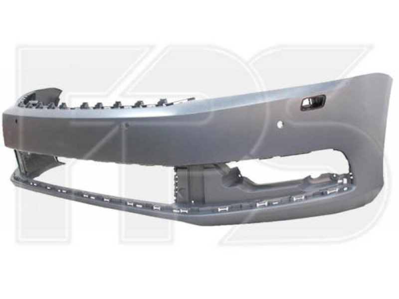 Бампер передній (з отв. під парктронік та омивач) VW Passat B7 2011-2015 FPS