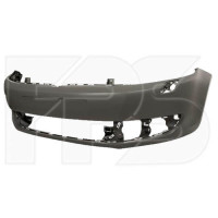Бампер передній без отворів під парктронік, з отвором під омивач VW Golf Plus 2009-2013 FPS