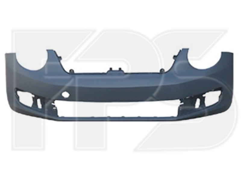 Бампер передній без отворів під парктронік VW Beetle 2011-2016 FPS