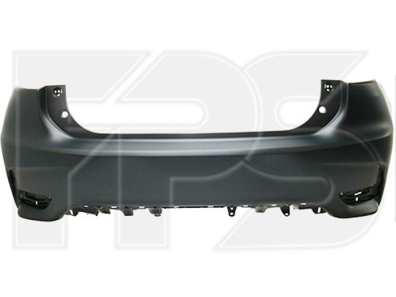 Задній бампер (без отвору під парктронік) Lexus CT200H 2014-2017 FPS