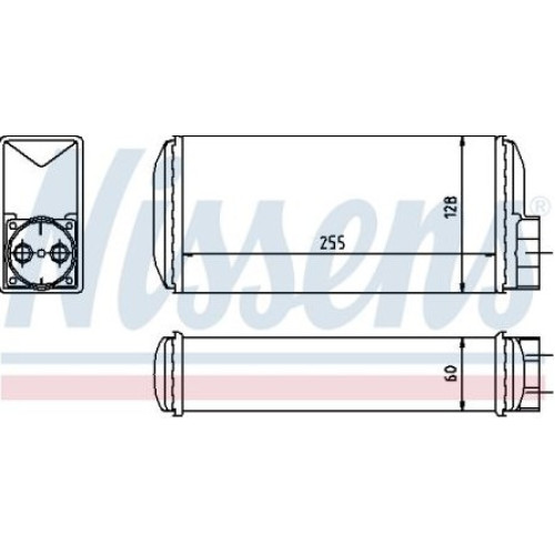 Радіатор пічки Skoda Favorit (781) 89-94 (Elit) 6U0819030A