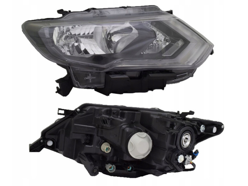 Передня фара ліва Nissan Rogue T32, X-Trail T32 17 - рестайлінг (TYC) ЕЛ. H9 H11 LED МОТОР 260606FP1A