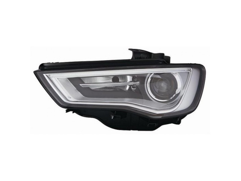 Передня фара права Audi A3 EUR 12-16 (TYC) ЕЛ. D3S LED МОТОР 8V0941044