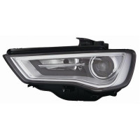 Передня фара ліва Audi A3 EUR 12-16 (TYC) ЕЛ. D3S LED  МОТОР 8V0941043