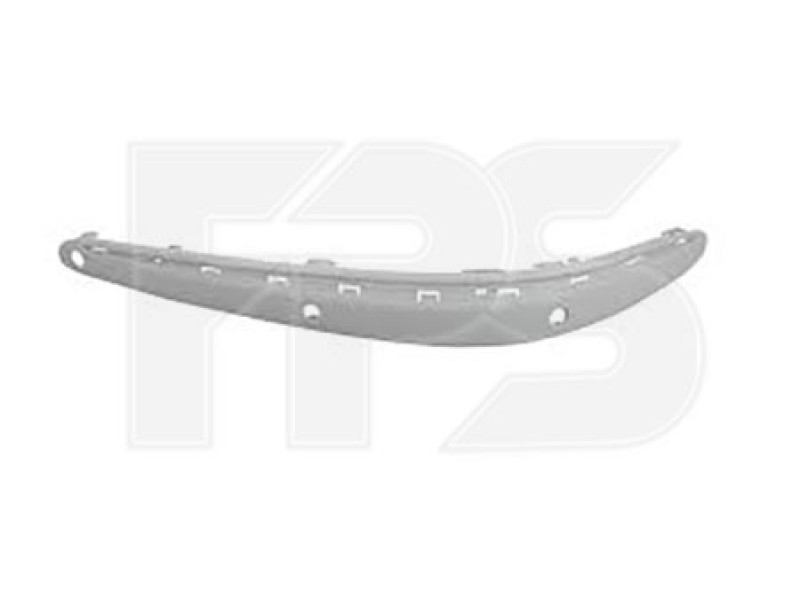 Накладка переднього бампера Mercedes E-Class W211 02-06, права (FPS)