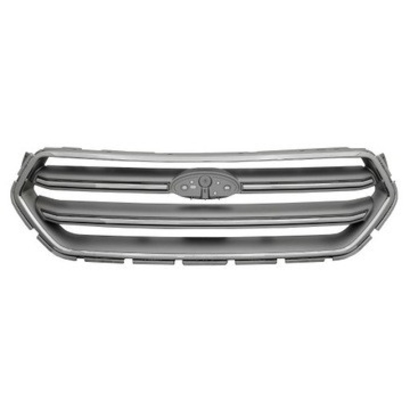 Решітка радіатора Ford Escape, Kuga 17 - з хромом, срібний (FPS) GV448200C