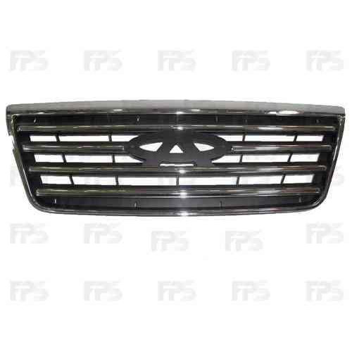 Решітка радіатора Chery Eastar 2003-2011 з місцем по логотип FPS B118401050