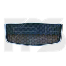 Решітка бампера Chevrolet Aveo T255 (08-12) хетчбек, середня, нижня (з хром. молдингом) (FPS) 96813738