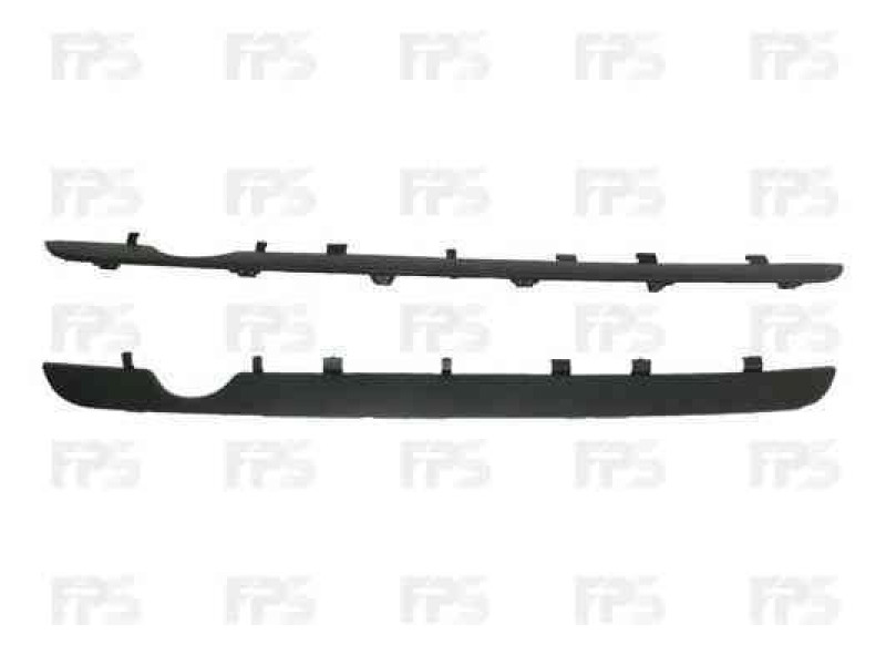 Спойлер заднього бампера Citroen C2 03-09 (FPS) 7410T9