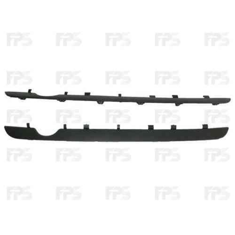 Спойлер заднього бампера Citroen C2 03-09 (FPS) 7410T9