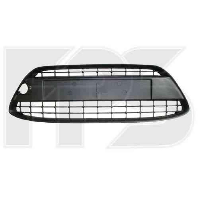 Решітка бампера Ford Fiesta 09-13 без отворів під рамку (суцільнолита) (FPS) 1532210