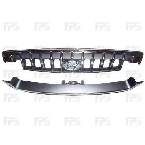 Решітка радіатора Hyundai H-1 00-05 верхня і нижня FPS 865654A511