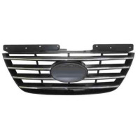 Решітка радіатора Hyundai Sonata NF 08-10 (Тайвань) хром / чорна 863503K800