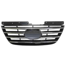Решітка радіатора Hyundai Sonata NF 08-10 (Тайвань) хром / чорна 863503K800