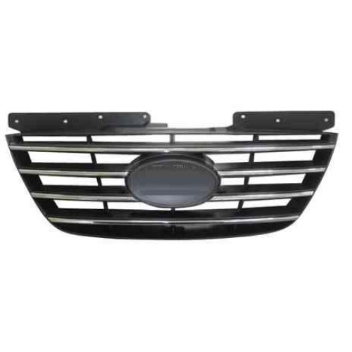 Решітка радіатора Hyundai Sonata NF 2008-2010 (Тайвань) хром / чорна 863503K800