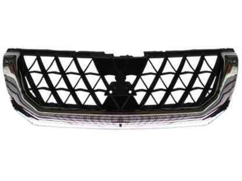 Решітка радіатора Mitsubishi Pajero Sport 00-04 чорна з хром рантом (FPS) MR478595