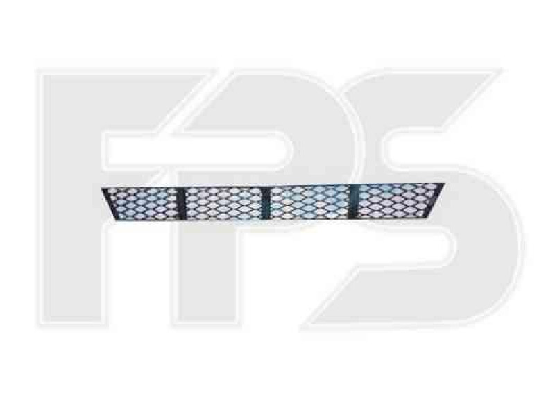 Решітка бампера Mercedes E-Class W211 06-09 середня, чорна (FPS) 2118850122