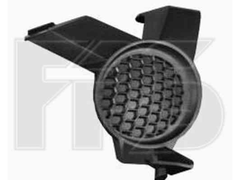 Решітка бампера Nissan Qashqai 06-09 без ПТФ, ліва (FPS) 62257JD01A