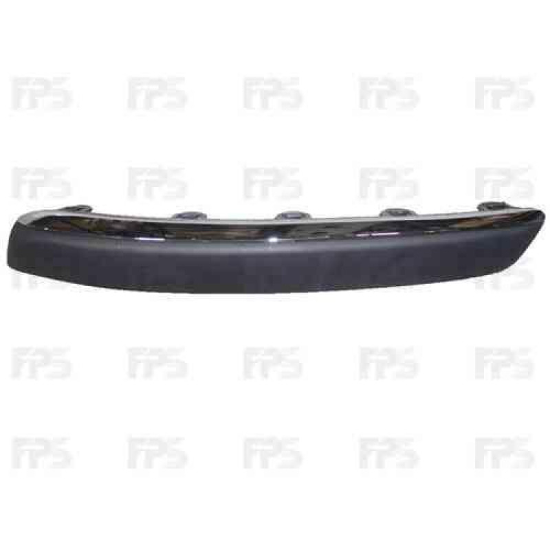 Накладка переднього бампера Peugeot 407 04-10 ліва, хром., Молдинг (FPS) 7452CA