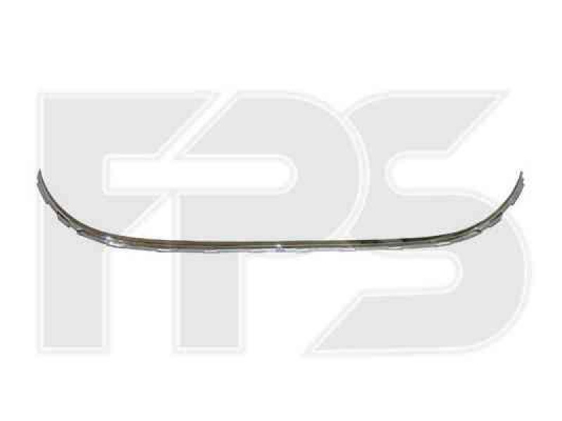 Накладка решітки в бампері Peugeot 407 04-10 середня, хром. (FPS) 7452AX