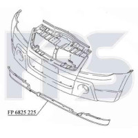Спойлер переднього бампера Suzuki Grand Vitara 2006 - FPS 7175065J03