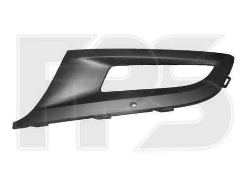 Решітка бампера VW Polo 09 - Хетчбек ліва (FPS) 6R0853665D