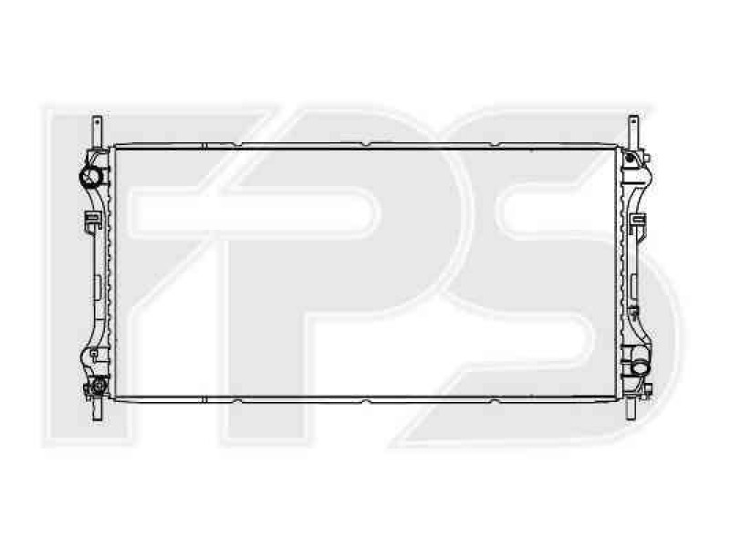 Радіатор кондиціонера Ford Transit Connect 13-21, Transit Custom 12-18, 18- (Nissens) 1778169, BK2119710AB