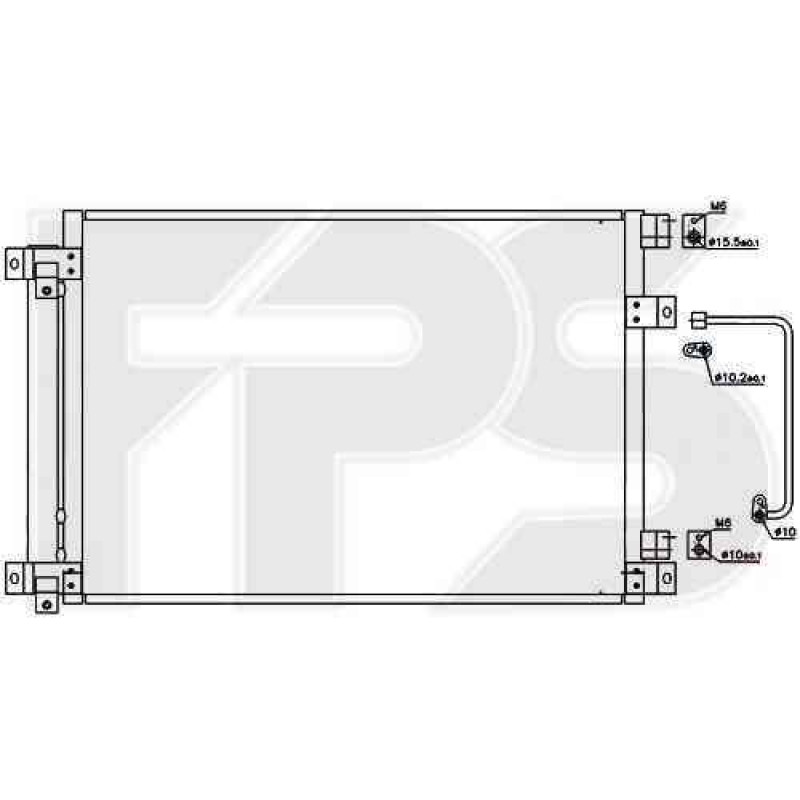 РАДІАТОР КОНДИЦІОНЕРА на SUBARU TRIBECA B9 2005-2007