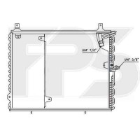 Радіатор кондиціонера Mercedes E-Class W124 1984-1996 (E-CLASS)