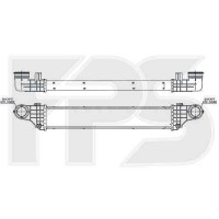 Інтеркулер Mercedes E-Class W211 2.2 CDI (02-09) (AVA)