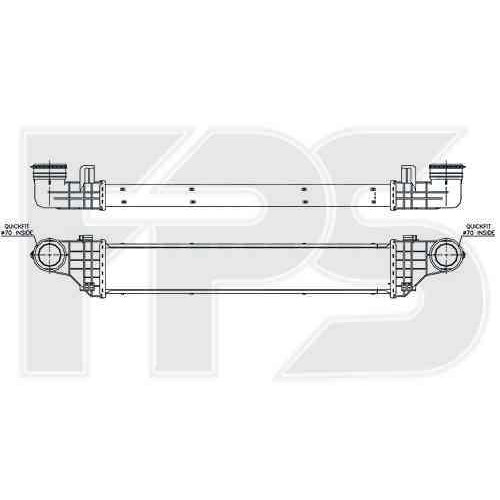 Інтеркулер Mercedes E-Class W211 2.2 CDI (02-09) (AVA)