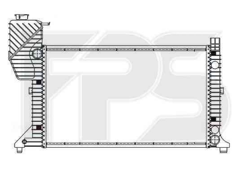 Радіатор охолодження двигуна Mercedes Sprinter 1995-2000