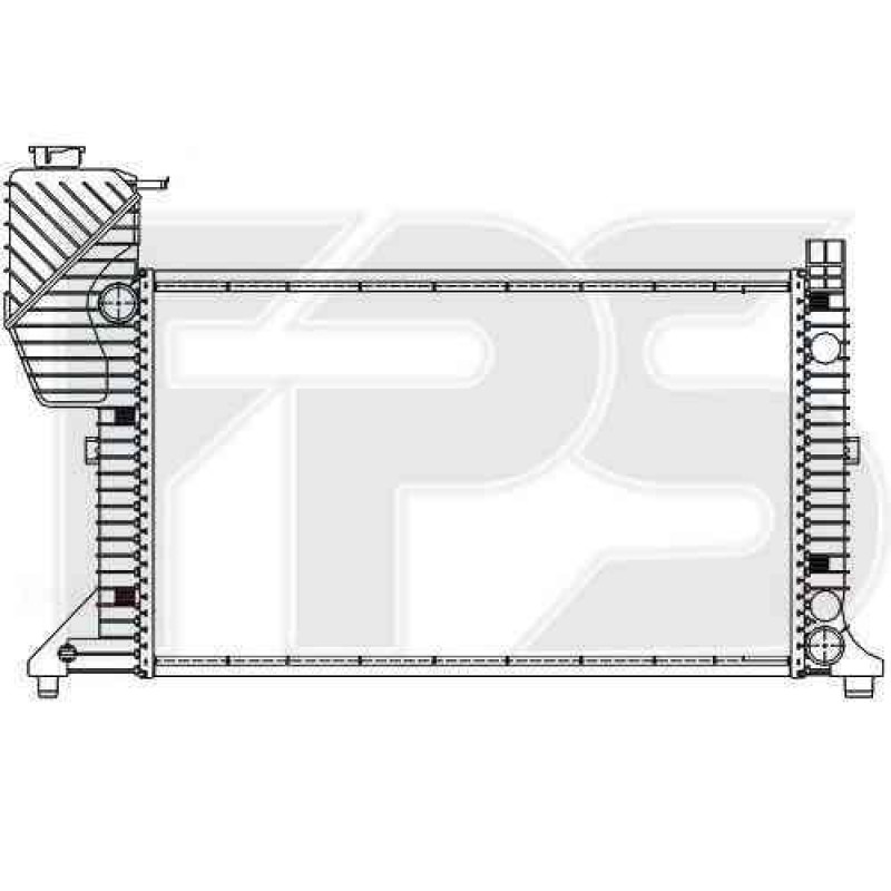 Радіатор охолодження двигуна Mercedes Sprinter 1995-2000