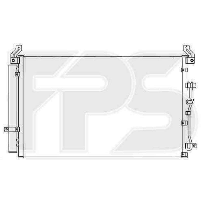 Радіатор кондиціонера Hyundai Veracruz 2007-2012