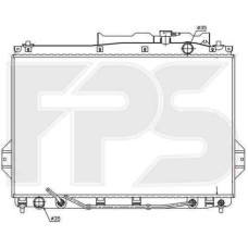 Радіатор охолодження двигуна Hyundai Veracruz 2007-2012