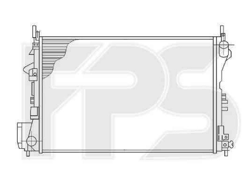 Радіатор охолодження двигуна Opel (FPS) FP 52 A1093