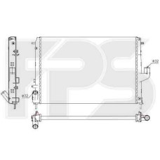 Радіатор охолодження двигуна Renault (NRF) FP 56 A145