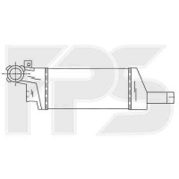 Інтеркулер Opel Corsa C, Opel Combo 1.3 CDTi, 1,7 CDTi (01-09) (AVA)