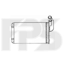 Радіатор пічки Renault Kangoo (97-02), Megane 1 (95-02), R19 (92-95) (FPS)