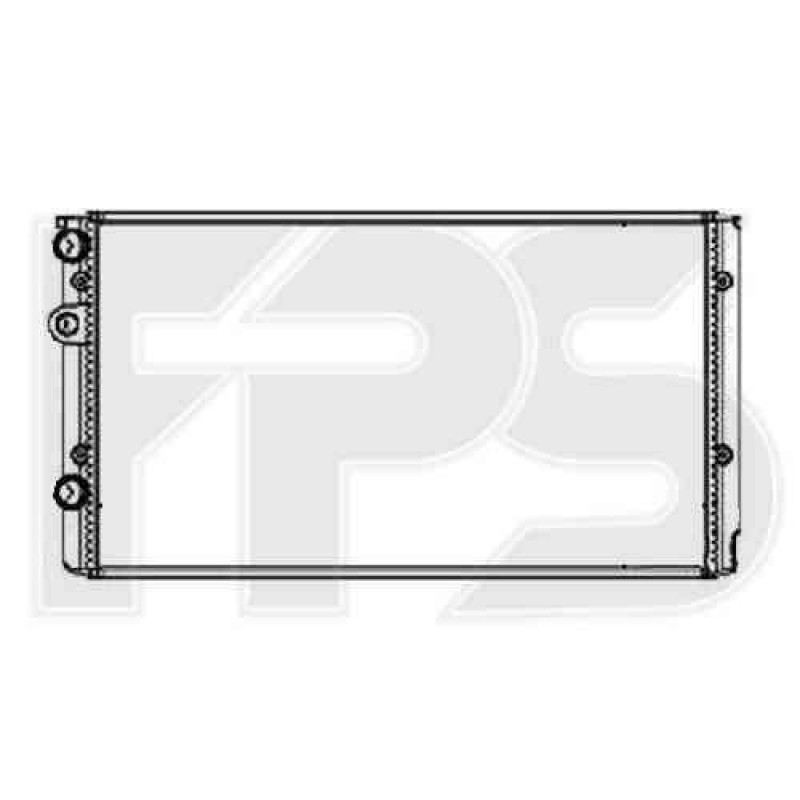 Радіатор охолодження двигуна Seat Ibiza, Cordoba, Inca 1.0-1.8 МКПП, конд. (93-99) (FPS)