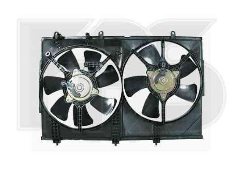 Вентилятор в зборі Mitsubishi Outlander 1 2003-2011 (КРІМ XL)