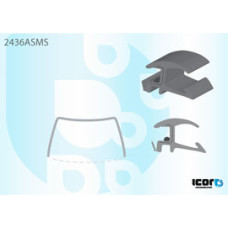 Молдинг лобового скла BMW 3 (E46) 1998-2005 Sed/SW