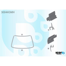 Молдинг лобового скла Daewoo Nubira 1997-2003 (Icor)