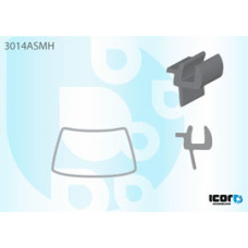 Молдинг лобового скла Chevrolet Aveo 2002-2008 SDN / HB (T200)