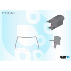 Молдинг лобового скла Chevrolet Epica 2006-2011