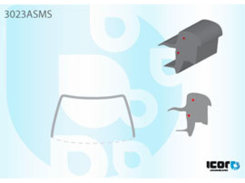 Молдинг лобового скла Chevrolet Epica 2006-2011