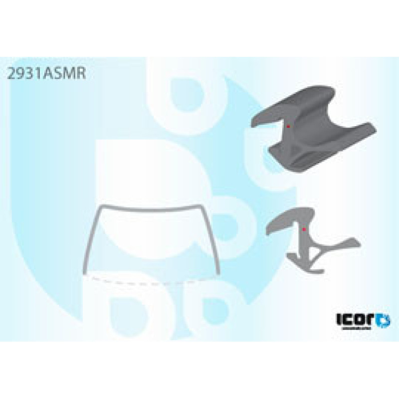 Молдинг лобового скла Daihatsu Terios 2006-2011