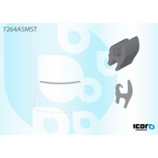 Молдинг лобового скла верхній DACIA LOGAN 2004-2012 SDN / MCV