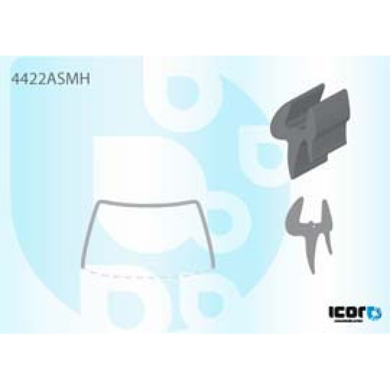 Молдинг лобового скла Kia Picanto 2003-2011