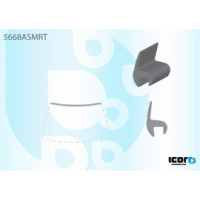 Молдинг лобового скла Mitsubishi Outlander 1 (03-11)